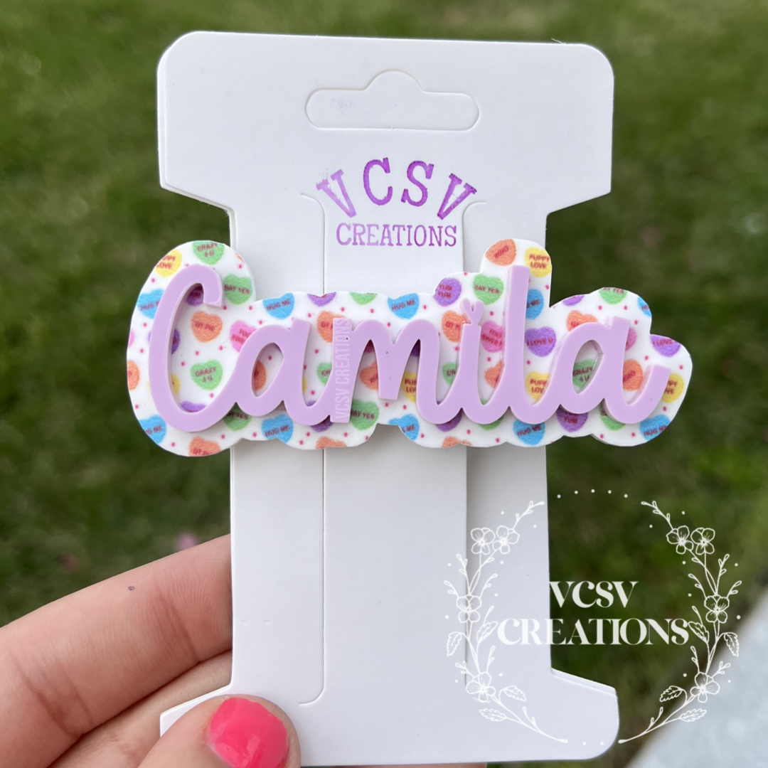 Candy Hearts Clip