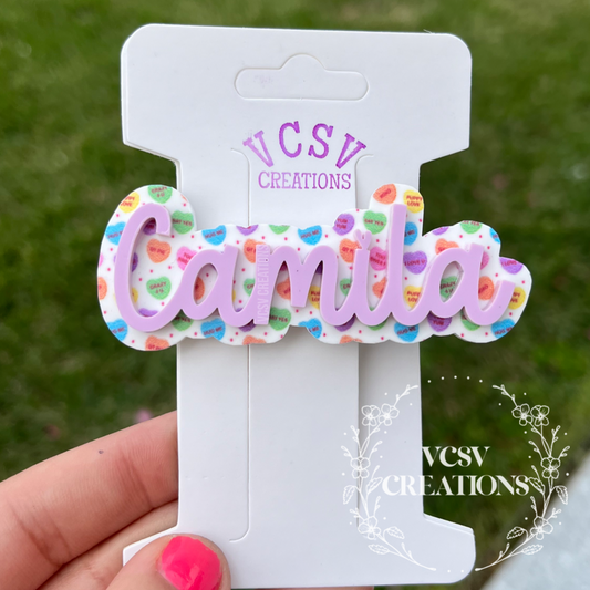 Candy Hearts Clip