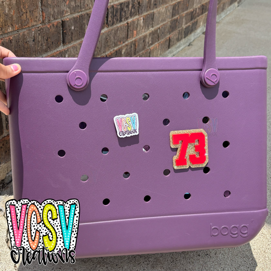Number Bogg Bag charm