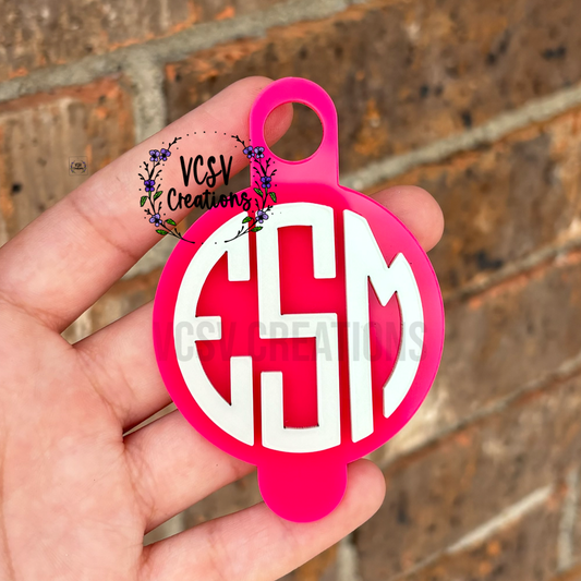 Monogram topper