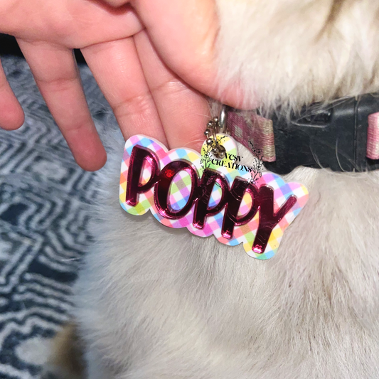 3D pet tag