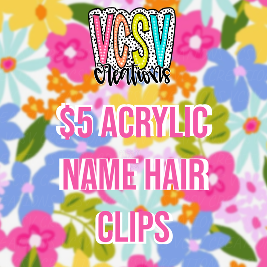 $5 mystery hair clips