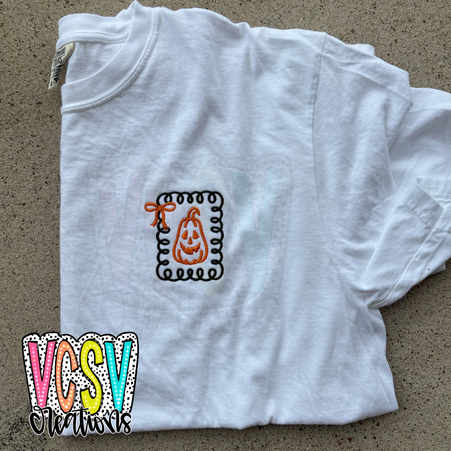Pumpkin Stamp tee