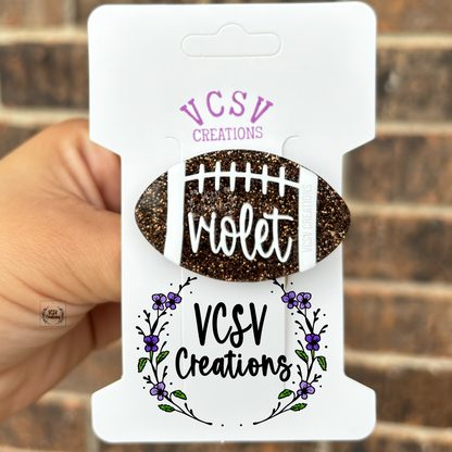Football 🏈 Hair clip