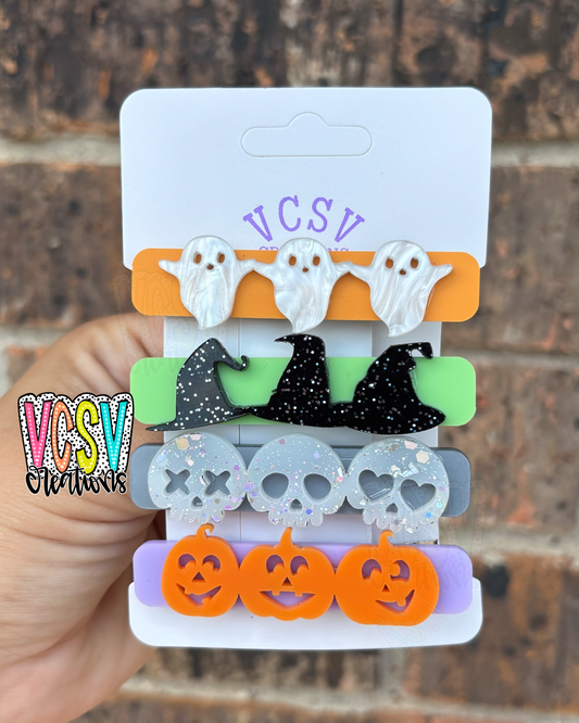 Halloween Bar Clip set (girly)