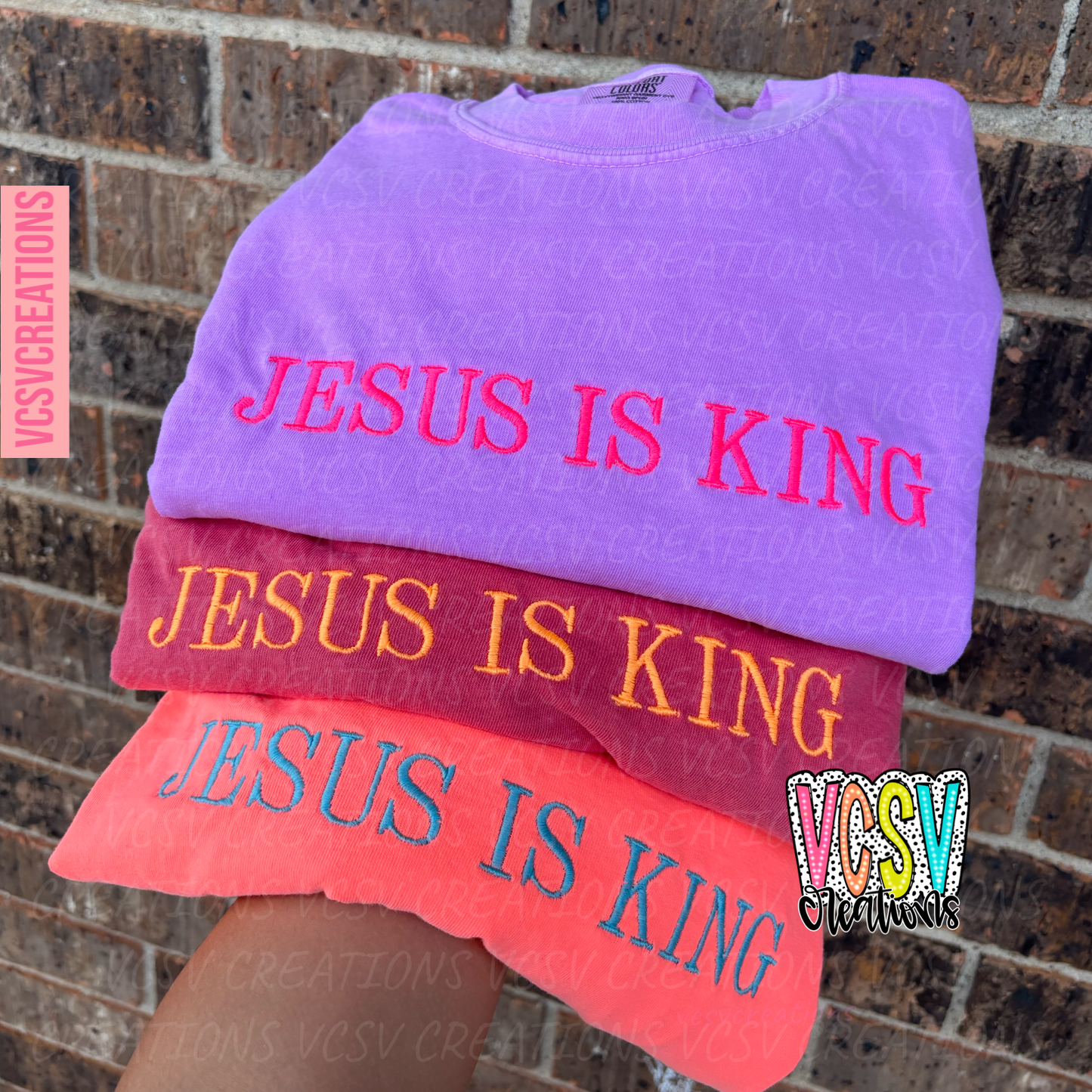 Mystery Jesus Is King tee✝️
