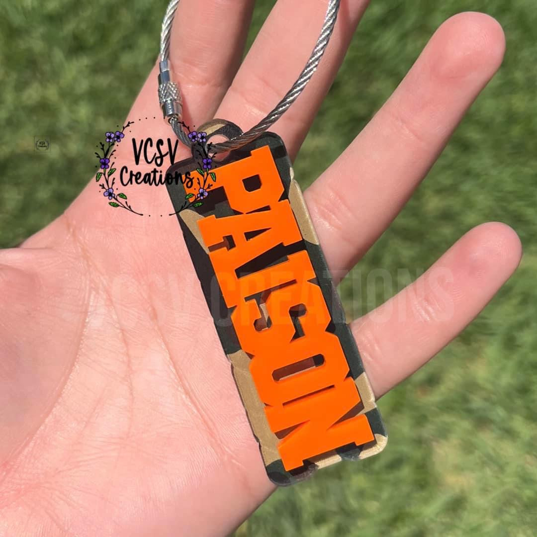 Camo Keychain