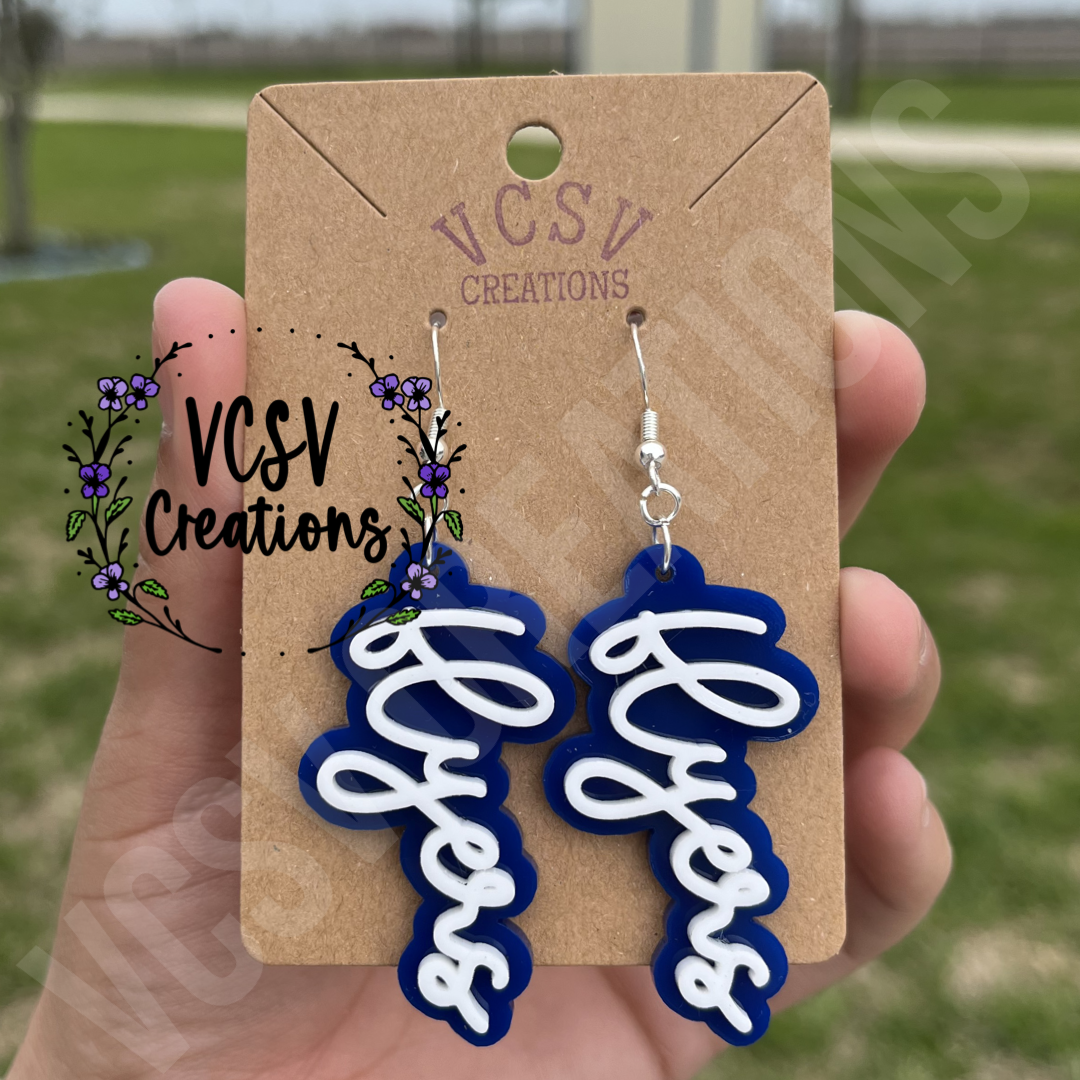 Flyers dangle Earrings