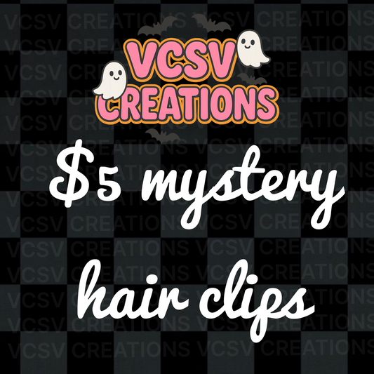 $5 mystery hair clips