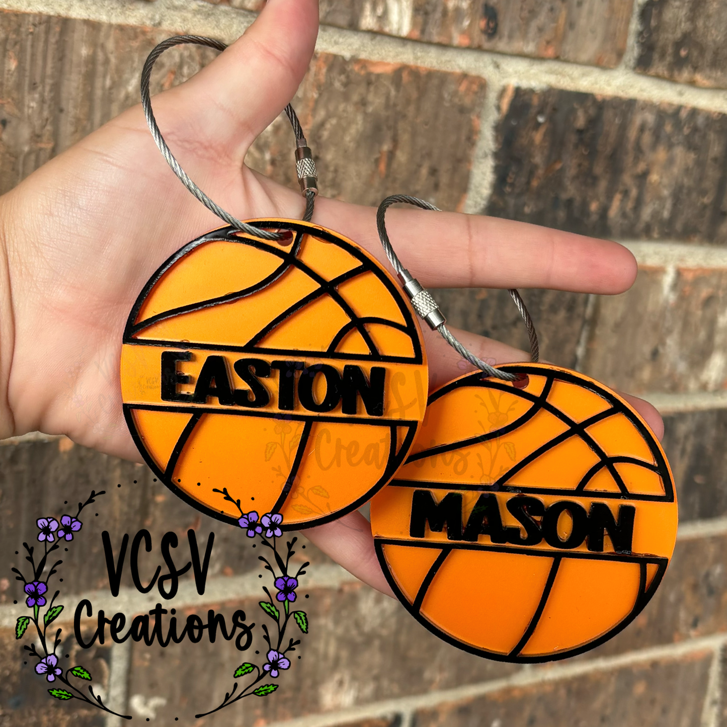 Basketball Bag Tag