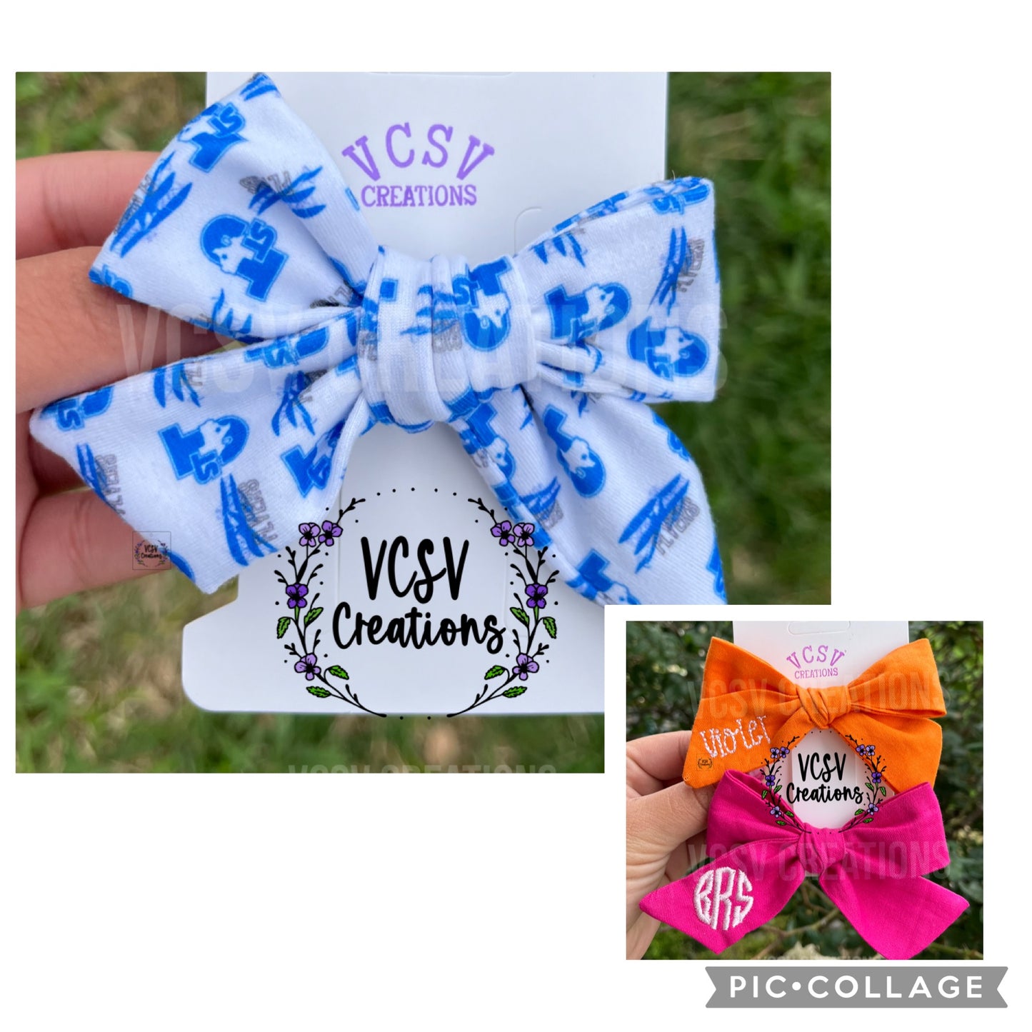 St. Joe Embroidered Bow