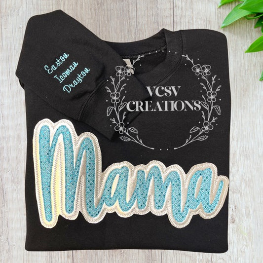 Mama Double Appliqué