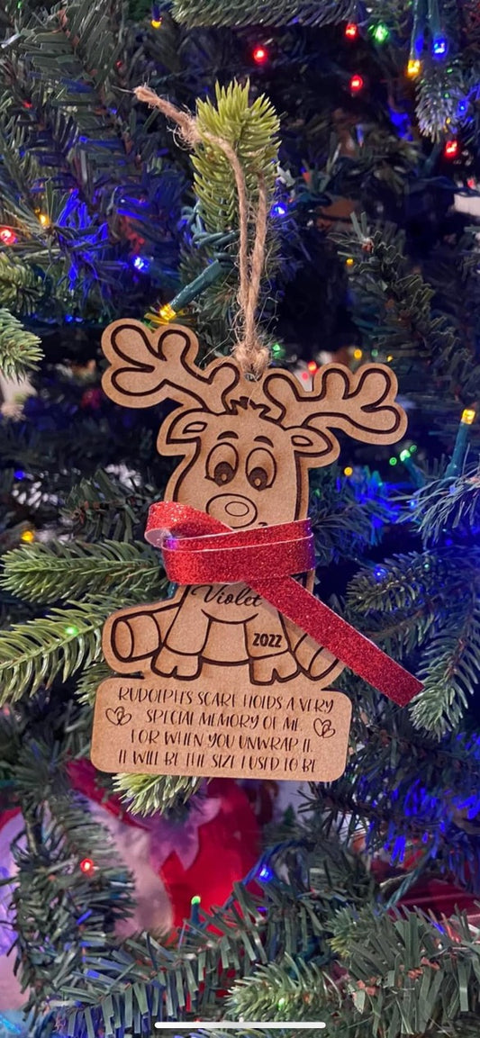 Reindeer Memory Ornament