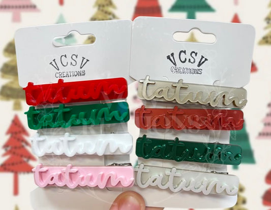 Christmas Bar Clips