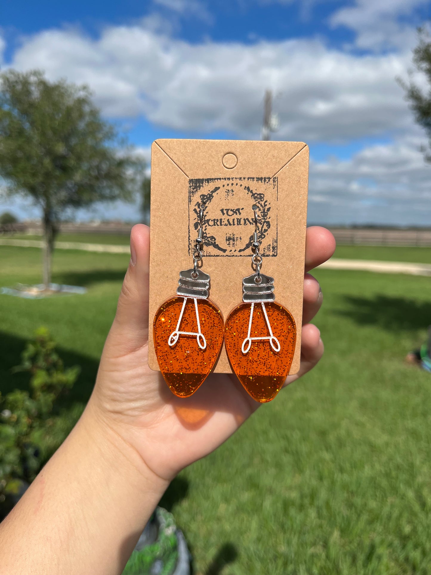 Christmas Lights Earrings