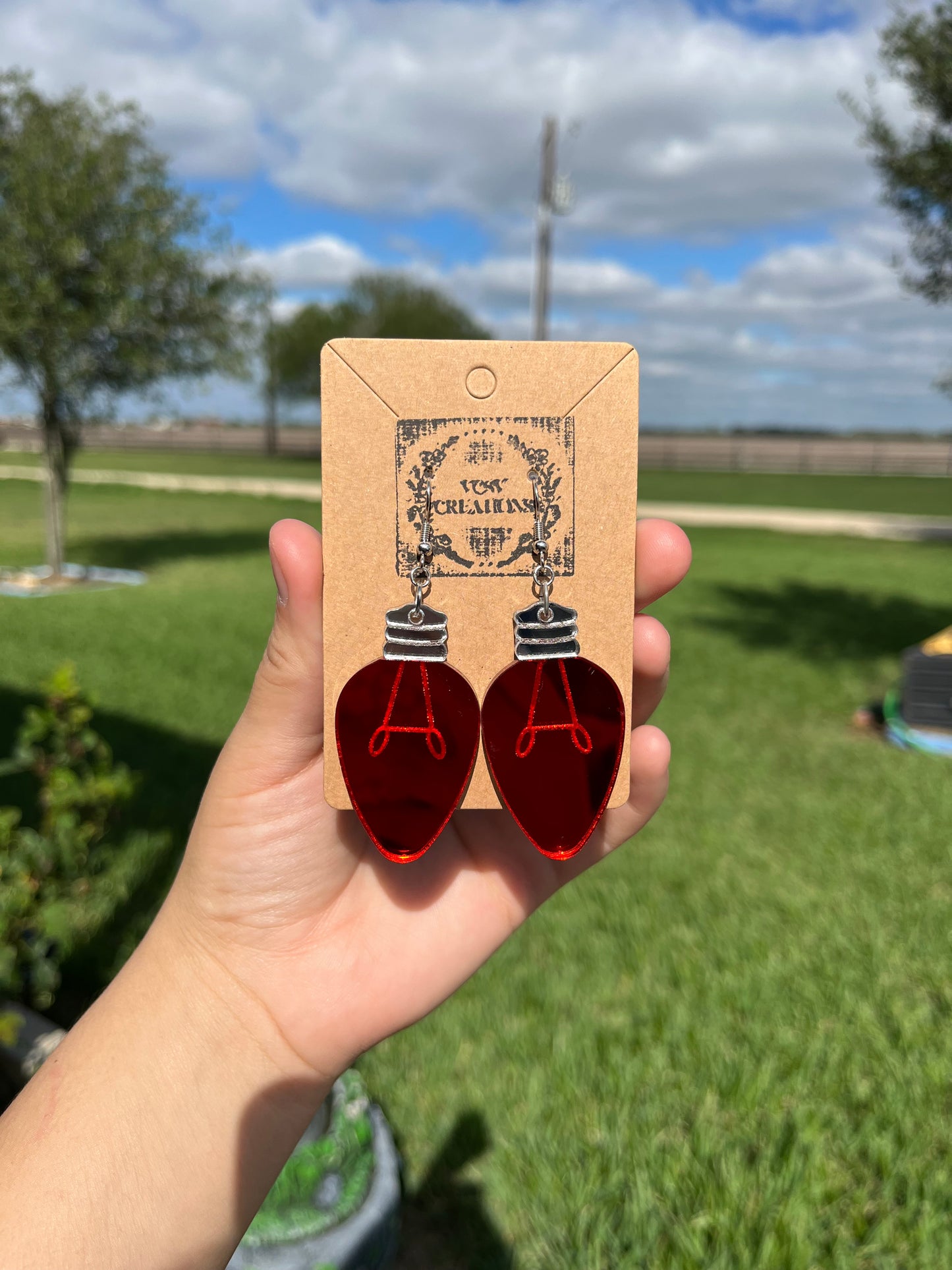 Christmas Lights Earrings