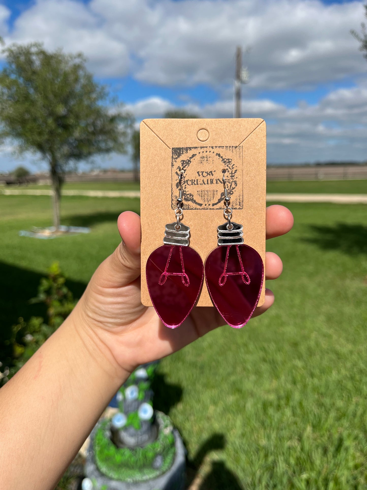 Christmas Lights Earrings