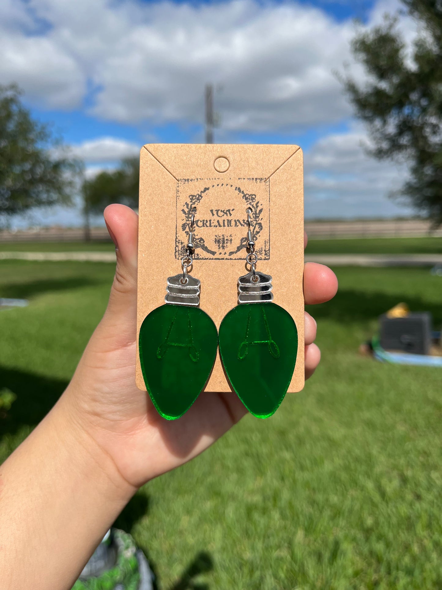 Christmas Lights Earrings